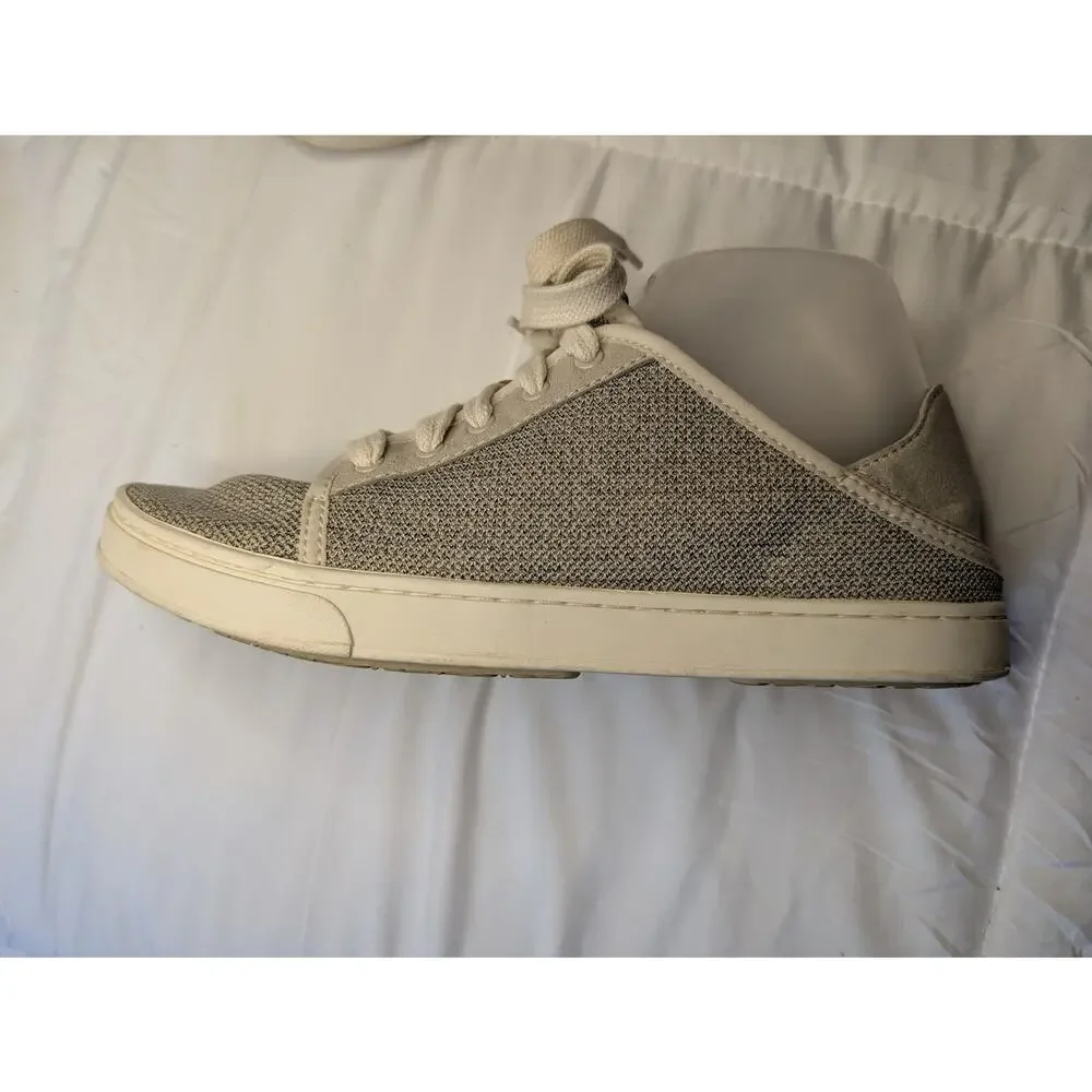OluKai Pehuea Li Womens Sneaker Gray Mesh Lace Up Casual Shoe US 8 EU 38 - Picture 8 of 8